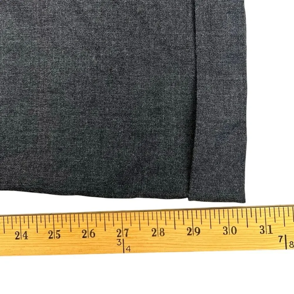 Vintage 90s Chaps Ralph Lauren Gray Pleated Dress Pants Trousers - 36x30.5